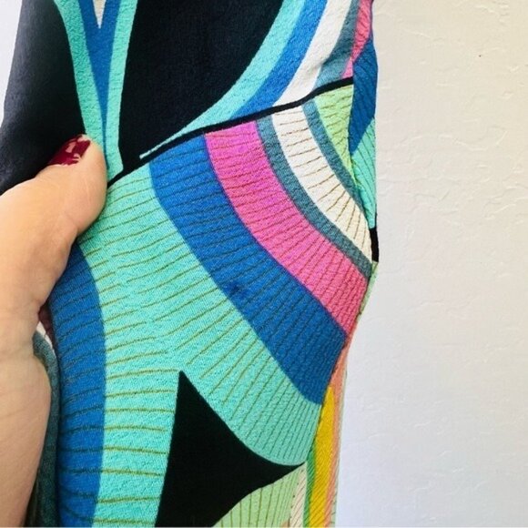 Anthropologie Multicolor Geometric Dress - Picture 16 of 16